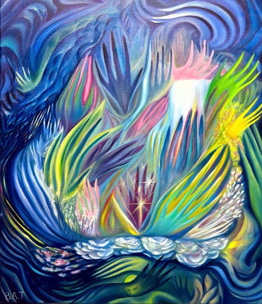 Eden – Surreal Abstract Painting by Brea’n Thompson